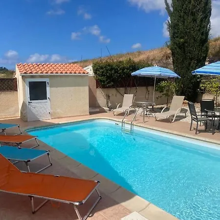 With Spacious Living Area And Private Pool. Paphos